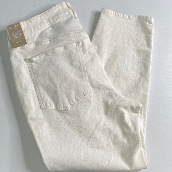 Madewell The Curvy Perfect Vintage Straight Leg Ankle Jeans High Rise Stretch - Picture 15 of 16